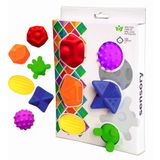 Sensory Duyusal Bebek Topları: 6'lı set | her topta farklı doku ve renkler | Duyusal ve zihinsel gelişim | banyo topları | havuz için uygun | dişlik ve banyo oyuncağı | bebek Montessori oyuncağı |