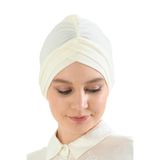 Sensu Çapraz 3 Bantlı Çift Taraflı Bone Deniz Bonesi, Standart, BNTBONE-3, Beyaz, Kadın