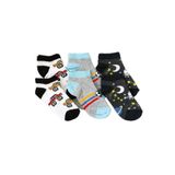 Sensu Erkek Çocuk Patik Pamuklu Çorap 6lı Paket Karışık Renkler - CRP2171 27-30