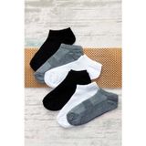 Sensu Iç Giyim File Örgü Unisex 6'lı Patik Çorap Crp2162