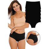 Sensu Kadın Bato Külot Karışık Renkli 5'li Paket - KTS4020 - Siyah