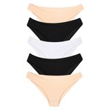 Sensu Kadın Günlük Pamuklu Külot Karışık Bikini Model 5'Li Paket Kts1057,1059 42