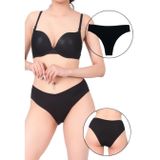 Sensu Kadın Yapıştırma Lazer Kesim Külot - Kts4055,Sıyah Xl