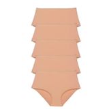 Sensu Kadın Yüksek Bel Lazer Kesim (BELİ LASTİKLİ) 5li Külot Set - KTS2035 5 TEN 2XL