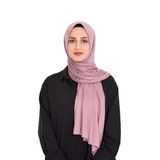 Sensu Tesettür Pratik Geçmeli Hazır Penye Şal,Gulkurusu