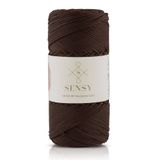 SENSY 1.5 Mm - 100 gr Polyester Makrome Ipi Kahverengi 150 M Polyester Makrome Ip Supla Ip Ve Çanta Ipi