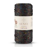 Sensy 2 Mm Multi Sparkle Simli Polyester Makrome İpi