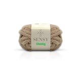 SENSY Chunky El Örgü Ipliği 200 gr Parmak Örgü Ipi Battaniye Ipi Sütlü Kahve