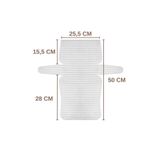 SENSY Plastik Çanta Kanvası 25,5 Cm - 50 Cm