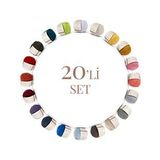 Sensy Premium 20 Adet 50GR Baby Cotton Amigurumi ve Punch Ipi SET20