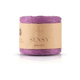 Sensy Premium 250 Gr Doğal Kağıt İp, Hasır Kağıt İplik, Rafya, Çanta, Supla, Şapka İpi, 250M (Mor)