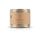 SENSY Premium 320 M Simli Metalik Ip Parlak Çanta Rafya Örme Ip Metalik Abiye Ip 250 Gr Açık Sarı