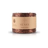 SENSY Premium 320 M Simli Metalik Ip Parlak Çanta Rafya Supla Ip Metalik Bükümlü Ip 250 Gr Bakır
