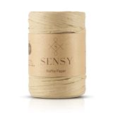 SENSY Premium 400 Metre Rafya Ip Çanta Ipi Raffia Ip Kağıt Ip Supla Ipi 250 Gram Natürel
