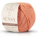Sensy Premium Amigurumi İpi Punch (Panç) Baby Soft Cotton 50 gr Örgü İp - Açık Somon