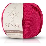 Sensy Premium Amigurumi İpi Punch (Panç) Baby Soft Cotton 50 gr Örgü İp - Fuşya