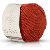 Sensy Premium Amigurumi İpi Punch (Panç) Baby Soft Cotton 50 gr Örgü İp - Kiremit