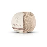 Sensy Premium Amigurumi İpi Punch (Panç) Baby Soft Cotton 50 gr Örgü İp - Latte