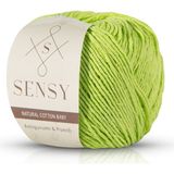 Sensy Premium Amigurumi İpi Punch (Panç) Baby Soft Cotton 50 gr Örgü İp - Limon