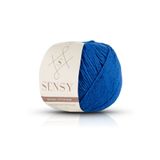 Sensy Premium Amigurumi İpi Punch (Panç) Baby Soft Cotton 50 gr Örgü İp - Saks Mavisi