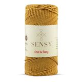 SENSY Premium Chic&Easy 200 gr Mumlu İp Pase İp Supra İpi Runner İpi Çanta İpi Supla İpi Hardal