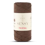 SENSY Premium Chic&Easy 200 gr Supra İpi Mumlu İp Runner İp Çanta İpi Pase İp Makrome İpi Kahverengi