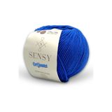 SENSY Premium Orijeans Amigurumi Ipi Punch (PANÇ) Baby Soft Cotton 50 gr Jeans Örgü Ip Saks Mavisi