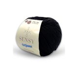SENSY Premium OriJeans Amigurumi İpi Punch (PANÇ) Baby Soft Cotton 50 gr Örgü İp Siyah