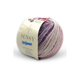 SENSY Premium OriJeans Ebruli Amigurumi İpi Punch (PANÇ) Baby Soft Cotton 50 gr Örgü İpliği Mor Gün Batımı