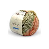 SENSY Premium OriJeans Renkli Amigurumi İpliği Punch (PANÇ) Baby Soft Cotton 50 gr Örgü İpi Turunç