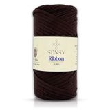 SENSY Premium Ribbon Polyester Makrome Ip 200 gr Polyester Makrome Ipi Kahverengi