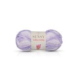 SENSY Premium Softee Baby El Örgü Ipi Bebek Ipi Hırka Atkı Bere Patik Bebek Battaniye Ipi Mor Batik