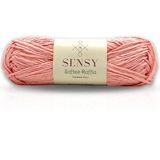 Sensy Premium Softee Raffia Yumuşak Kağıt Ip Rafya Ipi Tığ Ipi Çanta Ipi El Örgü Ipi Hobi Ipi - Bebe Pembe