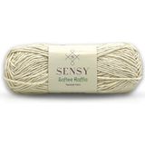 Sensy Premium Softee Raffia Yumuşak Kağıt Ip Rafya Ipi Tığ Ipi Çanta Ipi El Örgü Ipi Hobi Ipi - Ekru