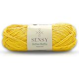 Sensy Premium Softee Raffia Yumuşak Kağıt Ip Rafya Ipi Tığ Ipi Çanta Ipi El Örgü Ipi Hobi Ipi - Sarı