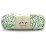 Sensy Premium Softee Raffia Yumuşak Kağıt Ip Rafya Ipi Tığ Ipi Çanta Ipi El Örgü Ipi Hobi Ipi - Yeşil Batik