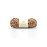 SENSY Premium Softee Raffia Yumuşak Rafya İp Kağıt İp Tığ İpi El Örgü İp Hobi İp Supla İplik Çanta İpi Açık Kahverengi
