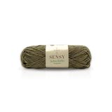 SENSY Premium Softee Raffia Yumuşak Rafya İpi Kağıt İpi El Örgü İpi Hobi İpi Supla İpi Çanta İpi Haki