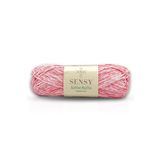 SENSY Premium Yumuşak Ebruli Rafya İp Çok Renkli Kağıt İp El Örgü İpi Pembe Batik Softee Raffia