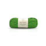 SENSY Premium Yumuşak Rafya Kağıt İp Supla İpi El Örgü İpi Çanta İpi Hobi İp Sepet İpi Yeşil Softee Raffia