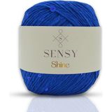 SENSY Shine Pullu Örgü Ipi Pullu Ip Saks Mavisi