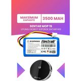 Sentar Mop 1s Uyumlu Batarya (Maksimum Kapasite) 3500MAH Pil Robot Süpürge Batarya Değişimi