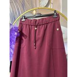 Sentez Elenna Çan Etek - 40 - 01-Bordo
