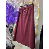 Sentez Elenna Çan Etek - 44 - 01-Bordo