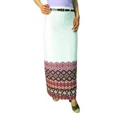 Sentez Kadın Uzun Etek SZ16Y251 - 38 - Bordo
