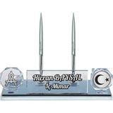 Sentez Masa Üstü İsimlik Kişiye Özel Mimara Hediye Masaüstü İsimlik - Gümüş