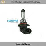 Sentinel H10 Halogen 12 V 45 W Far ve Sis Ampülü