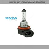 Sentinel H11 Halogen Far ve Sis Ampülü 12V 55W