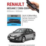 Sentinel Renault Megane 2 Silecek Takımı 2002-2009 aparatlı (Cam Sabunu Hediyeli)