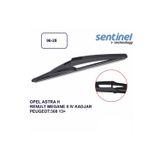Sentinel Silecek 1 Adet Arka Cam 25 Cm Astra H , Megane 2-4 Kadjar ,